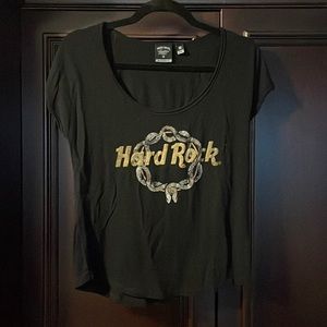 Vintage Hard Rock Guitar Co very rare snake and rhinestones t-shirt